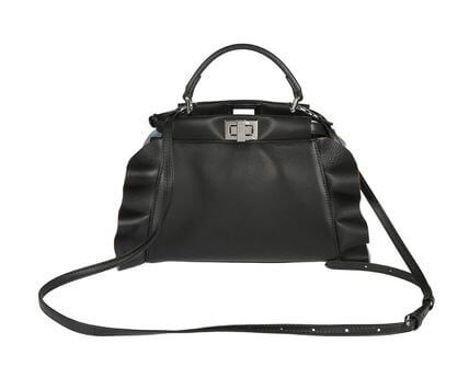 【関税・送料込】フェンディスーパーコピー フェンディ Black Mini Peekaboo Handbag(24349872)