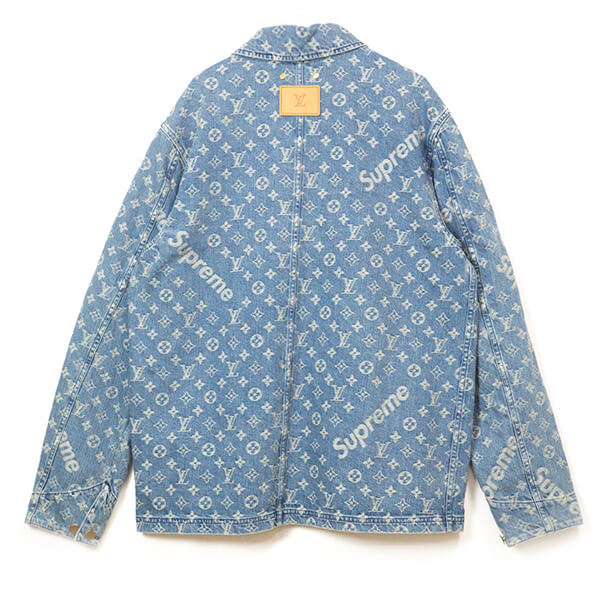 シュプリーム x / シュプリーム x ルイ・ヴィトンJacquard Denim Chore Coat ジャガード デニム チョアー コート Indigo / インディゴ 2017〜2018AW