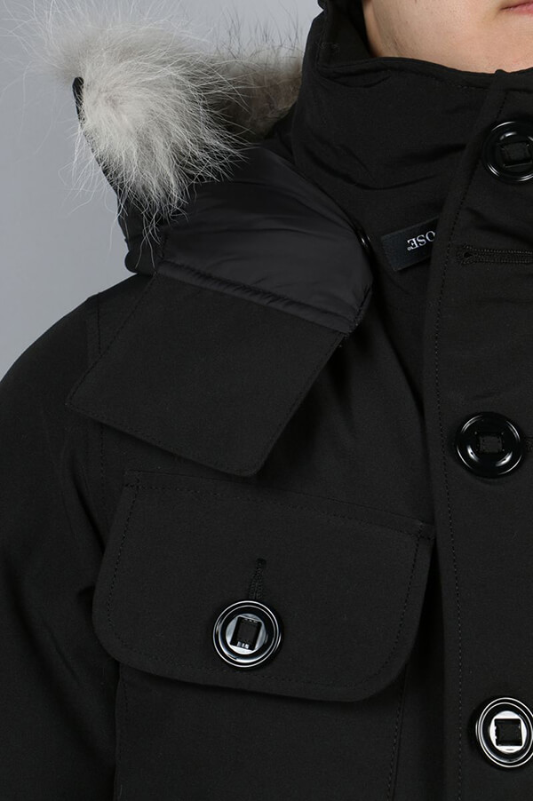 CANADA GOOSE (カナダグース) / メンズ / RUSSELL PARKA (ラッセル) / BLACK (722040112)