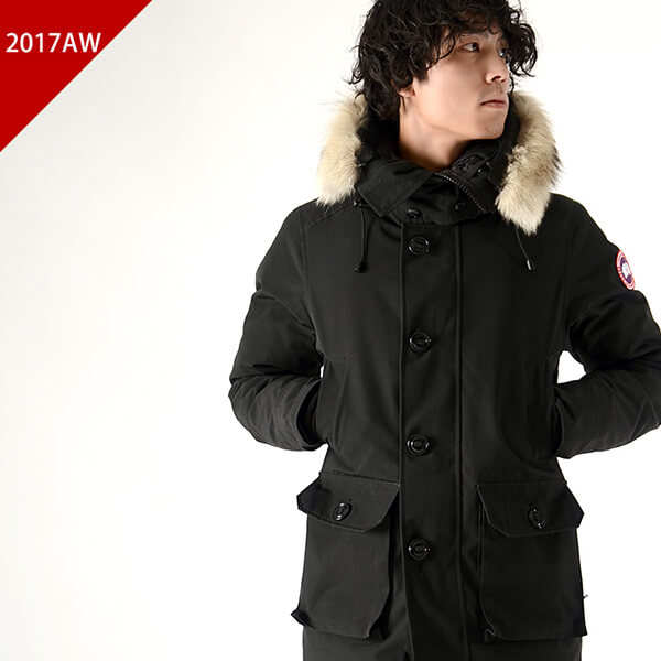 2017秋冬新作 CANADA GOOSE カナダグース BROOKFIELD PARKA ブルックフィールド フードファー ダウンジャケット メンズ