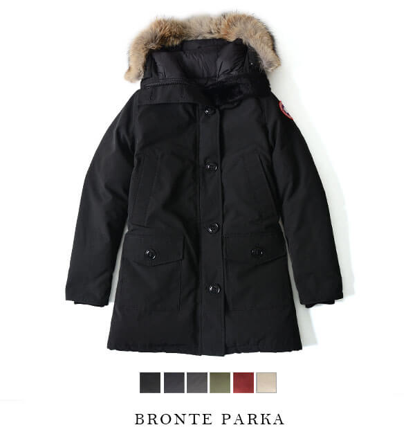 2017秋冬新作 CANADA GOOSE カナダグース BRONTE PARKA ブロンテパーカー フードファー ダウンジャケット ミドルコート・2603JL レディース