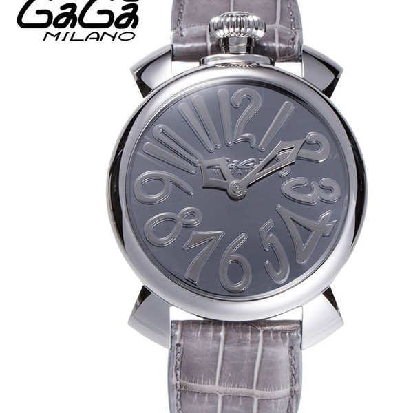 ガガミラノ GaGa MILANO 時計 ユニセックス グレー 2016 SS MANUALE40MM 5220.MIR.01 ミラー 雑誌掲載 限定 マヌアーレ