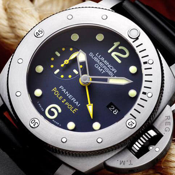 パネライ PANERAI ルミノール サブマーシブル 1950 3デイズGMT オートマティック チタニオ PAM00719