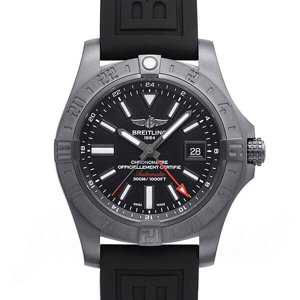 ブライトリングアベンジャーII GMT ブラックスチール M329B04VPB