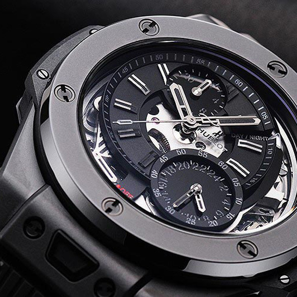 ウブロ HUBLOT ビッグバン アラーム リピーター オールブラック リミテッド 403.CI.0140.RX