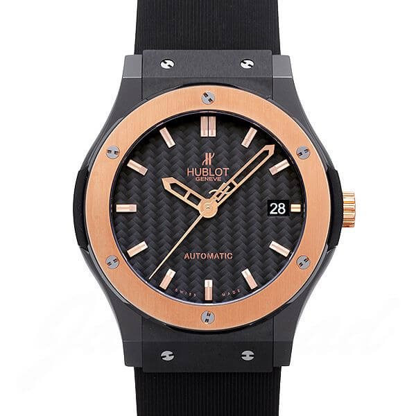 ウブロ HUBLOT クラシック フュージョン セラミック キングゴールド 511.CO.1780.RX