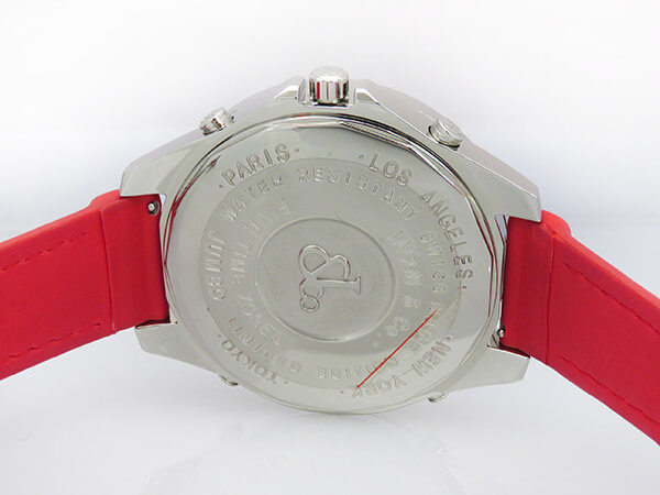 ジェイコブ JACOB&CO ファイブタイムゾーン ジャンボ JC-47JDMD ホワイトシェル/ダイヤモンド文字盤 メンズ 腕時計
