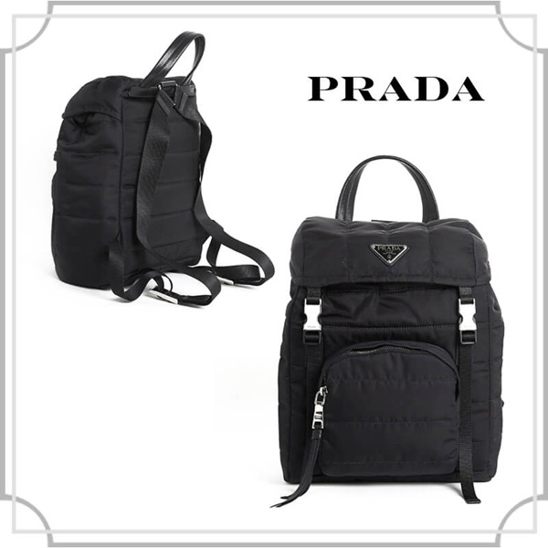 関税込☆NYLON BOMBER BACKPACK WITH FRONT COMPARTMENT☆PRADA 1BZ002 2A4G F0002