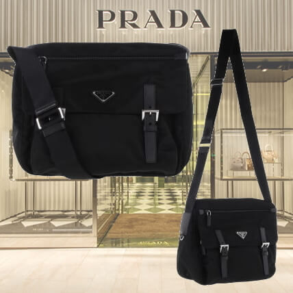 送料関税込! 新作♪ PARADA サフィアーノ&ナイロン BAG-W29cm 1BD671 OOOV44F0002