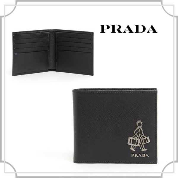 関税込☆TRAVEL SAFFIANO LEATHER WALLET☆PRADA 2MO5139Z2F0002