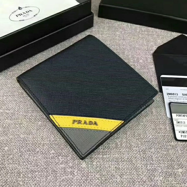 PRADA_SAFFIANO 折りたたみ財布 2M0513 2EG0