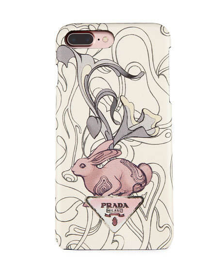 プラダ ウサギが Liberty iPhone 8 Plus Case★ウサギ★ロゴ