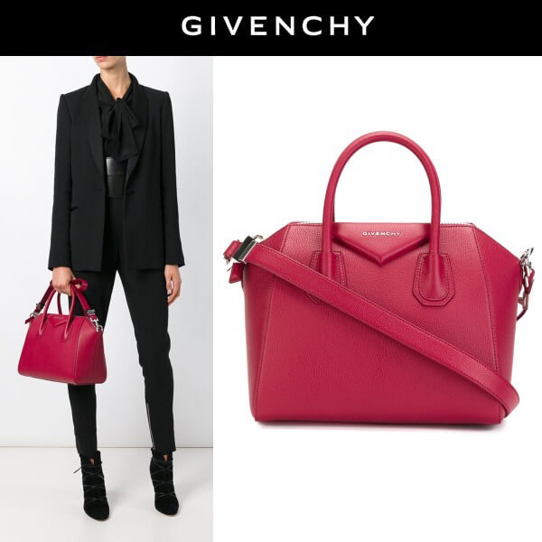 2016春夏☆GIVENCHY☆ジバンシィスーパーコピー Antigona 2Way トート S ラズベリーレッド BB05113012