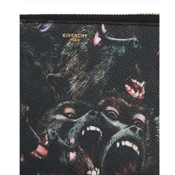 GIVENCHY BLACK MONKEY ジバンシィスーパーコピー 長財布 wh-ac-d1045