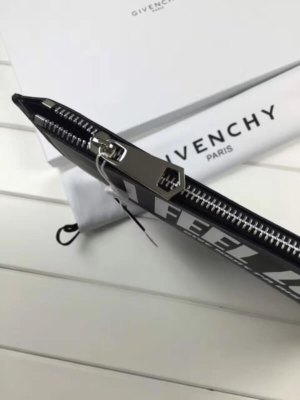 2017新作 GIVENCHY ジバンシィスーパーコピー I FEEL LOVE スターパッチ レザーポーチ BK06072273003