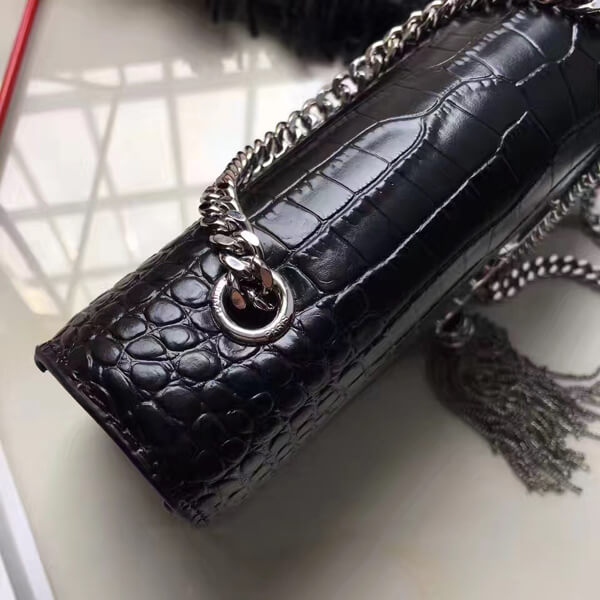 サンローランコピー17SS┃KATE モノグラム TASSEL CHAIN WALLET 452159CS35N1000_NOIR