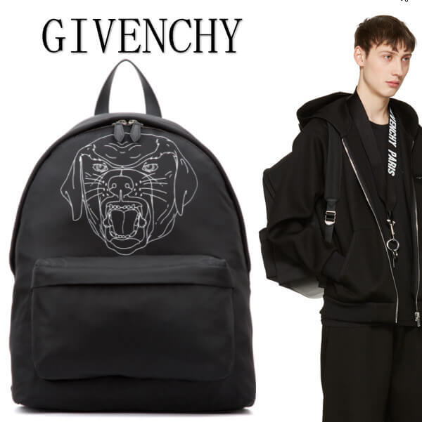 2017新作入荷 GIVENCHY ジバンシィスーパーコピー ロットワイヤー ブラック バックパック BJ05764300004