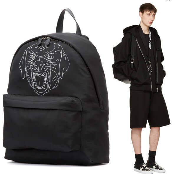 2017新作入荷 GIVENCHY ジバンシィスーパーコピー ロットワイヤー ブラック バックパック BJ05764300004