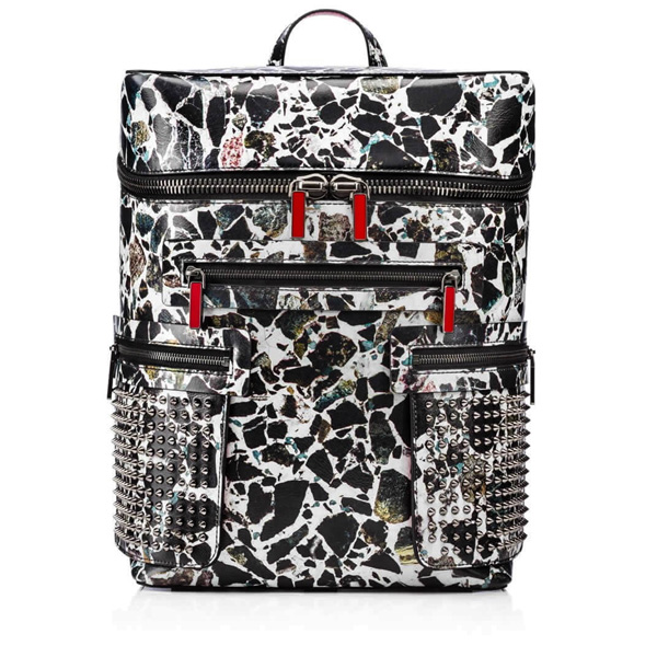 【Christian Louboutin】クリスチャンルブタンバッグスーパーコピー Apoloubi Backpack/Black-White