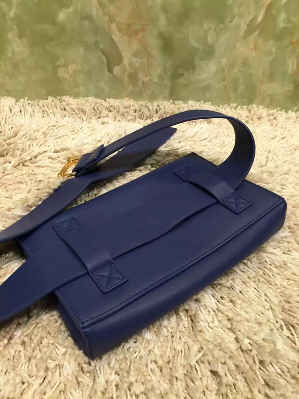 2017秋冬新着 Bumbag Natural Calfskin クラッチバッグ Blue★セリーヌ コピー