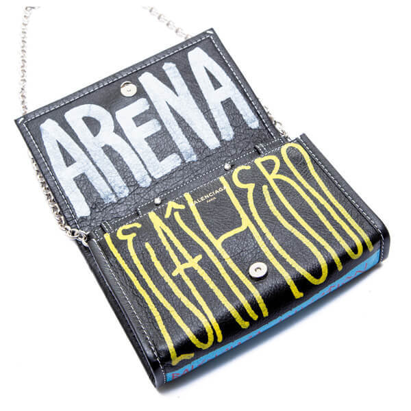 バレンシアガ ショルダーバッグ ポシェット 497938 0FE0N 1060 Graffiti Bazar clutch