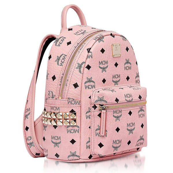 ギフト人気☆mcm リュック 偽物 Pink Mini Stark バックパック