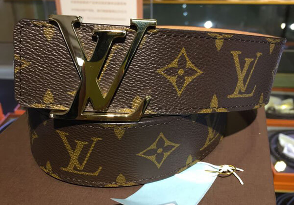 ルイヴィトン ベルト コピー サンチュール・LV イニシアル 40MM モノグラム・キャンバス M9608U