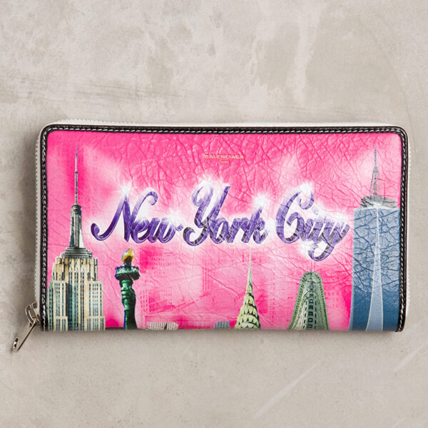 バレンシアガ Bazar Continental長財布 New York BAZAR バザール シティ