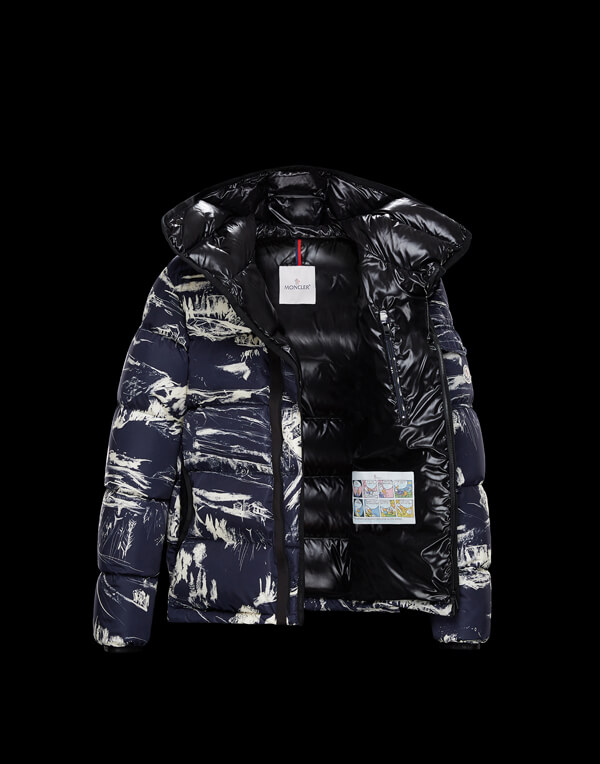 MONCLER★18/19秋冬フード付きNEUVICダウンジャケット【紺】