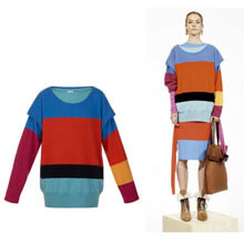 ロエベ Double Layer Sweater Rainbow セーター