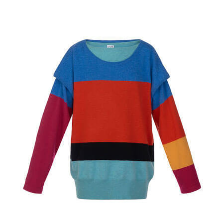 ロエベ Double Layer Sweater Rainbow セーター