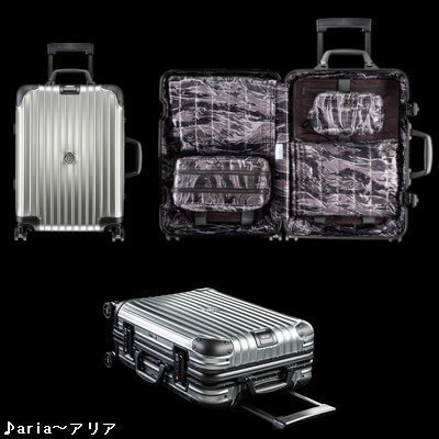 【関税送料込】Rimowa&Moncler スーツケース silver♪
