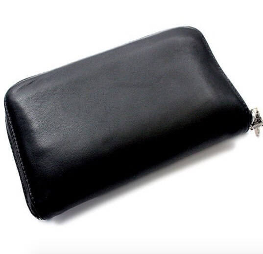 CHROME HEARTS 偽物 レザー財布 Rec F Zip Mini Wallet