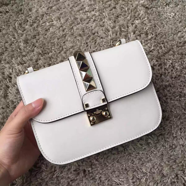 15-16AW Valentino ヴァレンティノスーパーコピー★"Rockstud" Mini ショルダーバッグ Ivory★ IW0B0298VIT