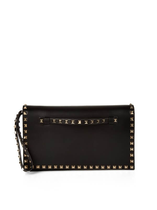 2018年春夏 Valentino ヴァレンティノスーパーコピー Rockstud leather clutch