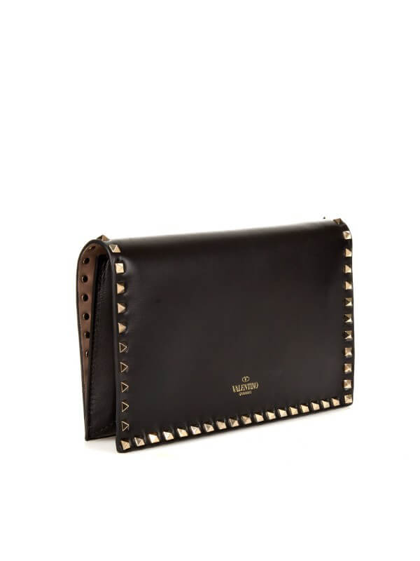 2018年春夏 Valentino ヴァレンティノスーパーコピー Rockstud leather clutch