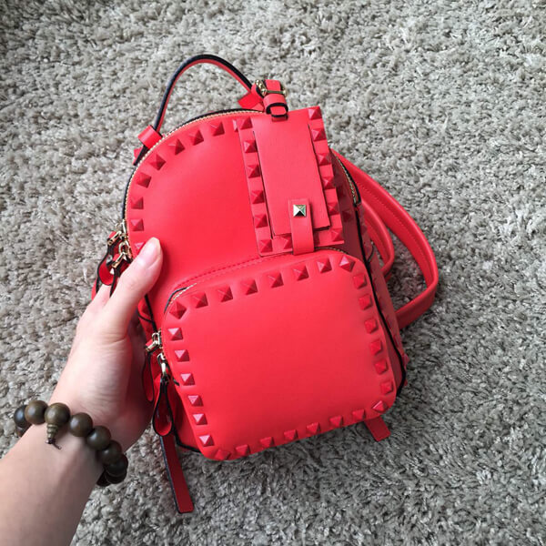 2018SS Valentino ヴァレンティノスーパーコピー バックパック Red