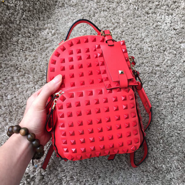 2018SS Valentino ヴァレンティノスーパーコピー バックパック Red