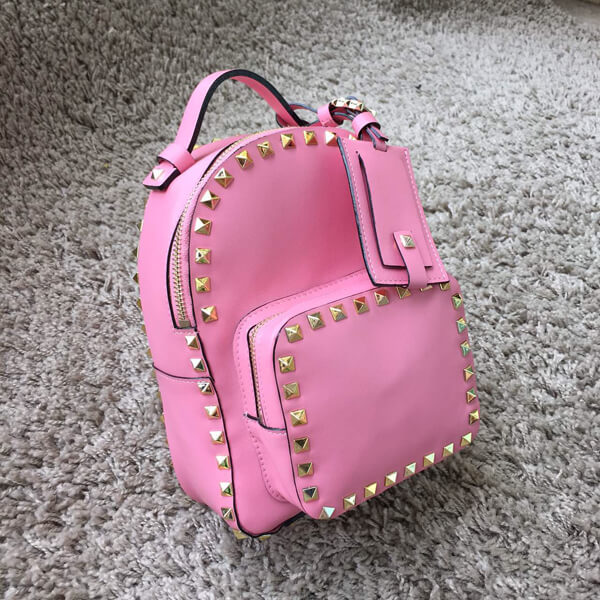 2018新作 Valentino ヴァレンティノスーパーコピーヴァレンティノ（バレンチノ)バックパック PINK