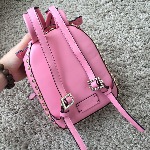 2018新作 Valentino ヴァレンティノスーパーコピーヴァレンティノ（バレンチノ)バックパック PINK