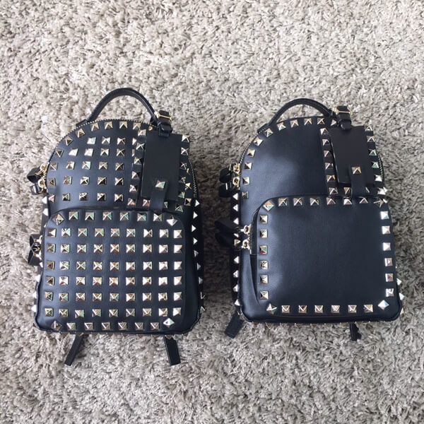 2018新作 Valentino ヴァレンティノスーパーコピー　RockStud leather mini backpack