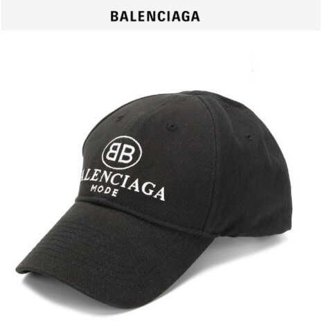 バレンシアガ コットン ロゴ キャップ cap
