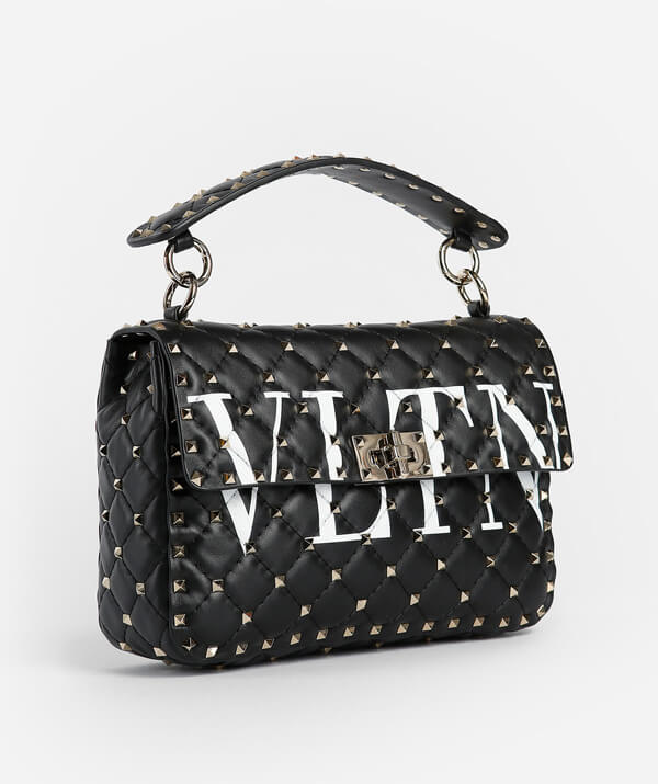 【世界中で大人気】VALENTINO VLTN ロックスタッズ トップハンドルバッグ