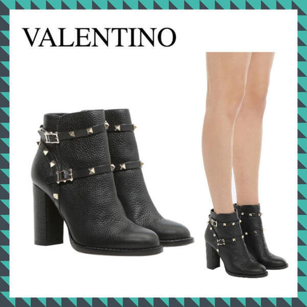 【VALENTINO ヴァレンティノ】18AW ロックスタッズ ブーティ