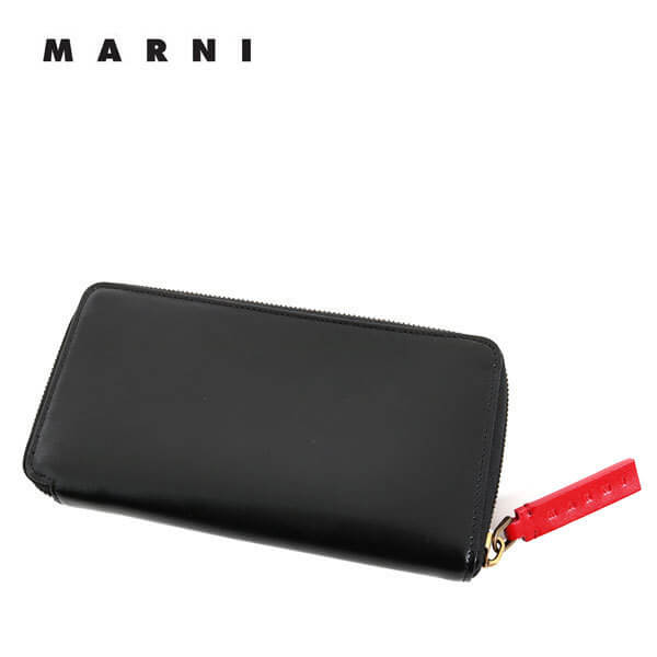 2018新作 ◆Marni マルニ財布コピー M34 UI0013 SX9968 ラウンドファスナー 長財布