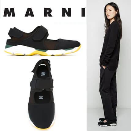 【MARNI】2018人気新作  マルニスニーカーコピー 16SS Fabric Sneakers