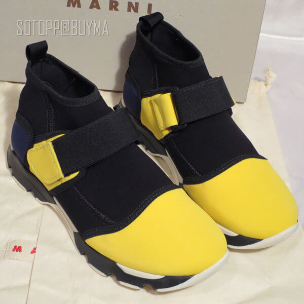 2018人気新作 MARNI マルニスニーカーコピー ネオプレンカラーブロック ソック