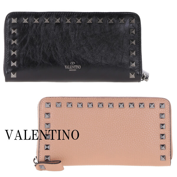 18-19AW VALENTINO ヴァレンティノスーパーコピー ロックスタッド長財布 LW0P0645WSH N33