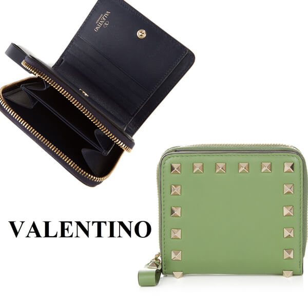 2018-19AW VALENTINO(ヴァレンティノスーパーコピー) 折り畳みコンパクトウォレット☆