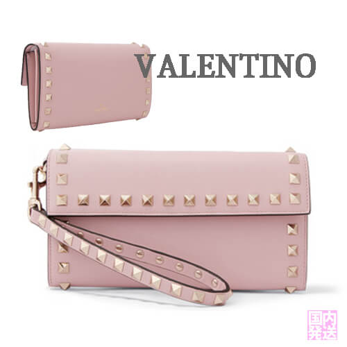 2018-19AW VALENTINO Rockstud コンチネンタルウォレット